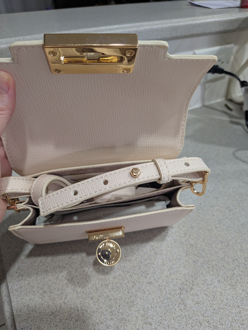 Ted Baker Cream Top-Handle Mini Bag - Picture 4 of 5